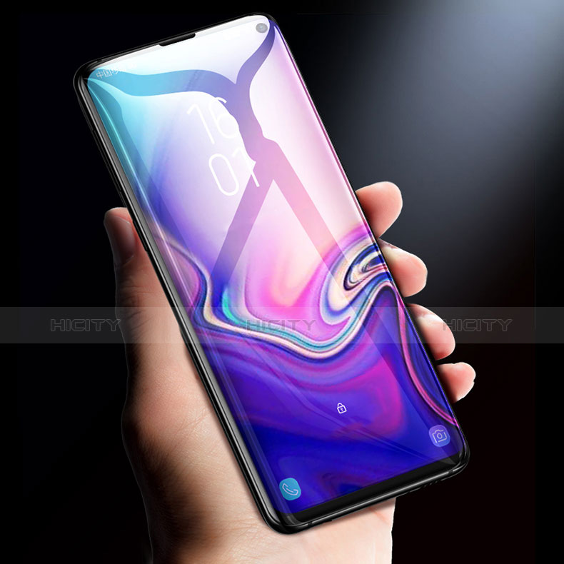 Samsung Galaxy S10用強化ガラス フル液晶保護フィルム サムスン ブラック