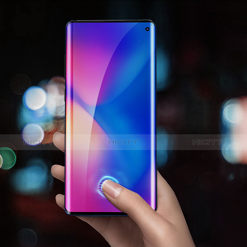 Samsung Galaxy S10用高光沢 液晶保護フィルム フルカバレッジ画面 アンチグレア ブルーライト サムスン クリア