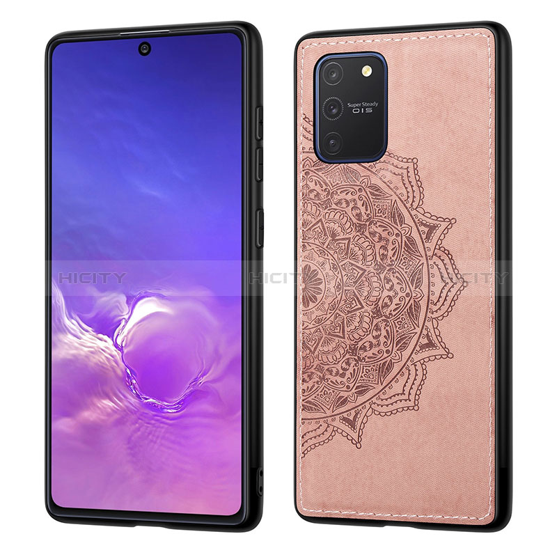 Samsung Galaxy S10 Lite用極薄ソフトケース シリコンケース 耐衝撃 全面保護 マグネット式 バンパー S03D サムスン ローズゴールド