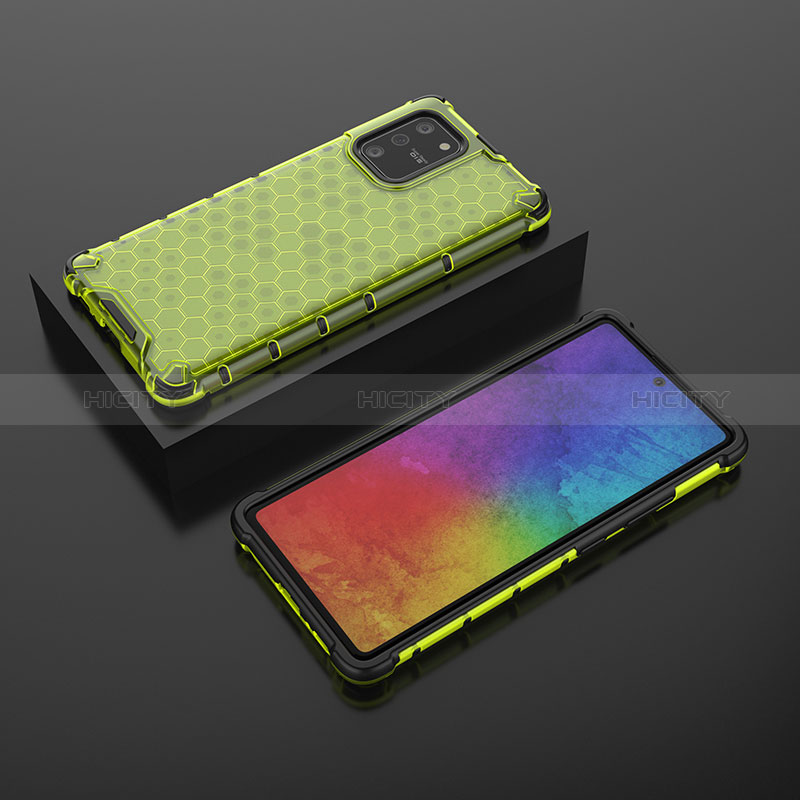 Samsung Galaxy S10 Lite用360度 フルカバー ハイブリットバンパーケース クリア透明 プラスチック カバー AM2 サムスン 