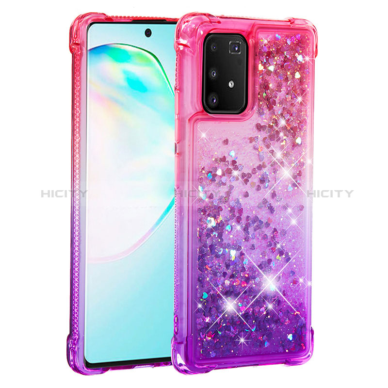 Samsung Galaxy S10 Lite用シリコンケース ソフトタッチラバー ブリンブリン カバー S02 サムスン 