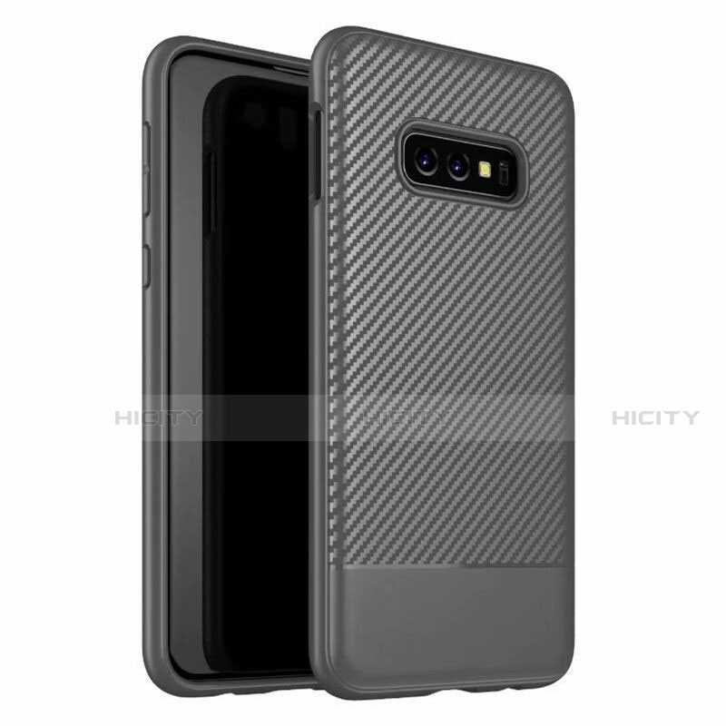 Samsung Galaxy S10e用シリコンケース ソフトタッチラバー ツイル カバー Y02 サムスン 