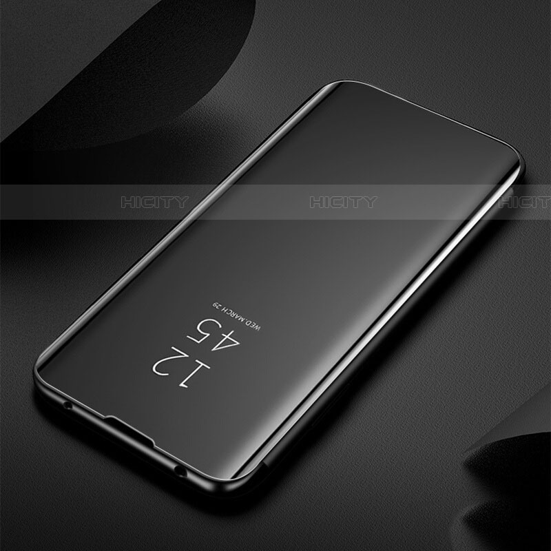 Samsung Galaxy S20用手帳型 レザーケース スタンド 鏡面 カバー M03 サムスン ブラック