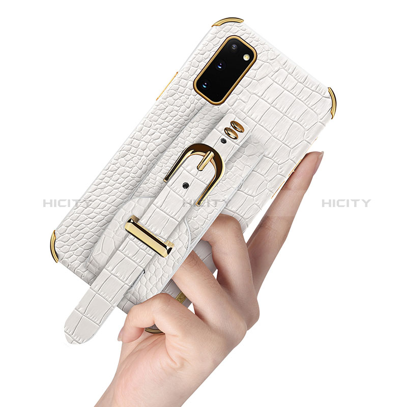 Samsung Galaxy S20用ケース 高級感 手触り良いレザー柄 XD5 サムスン 