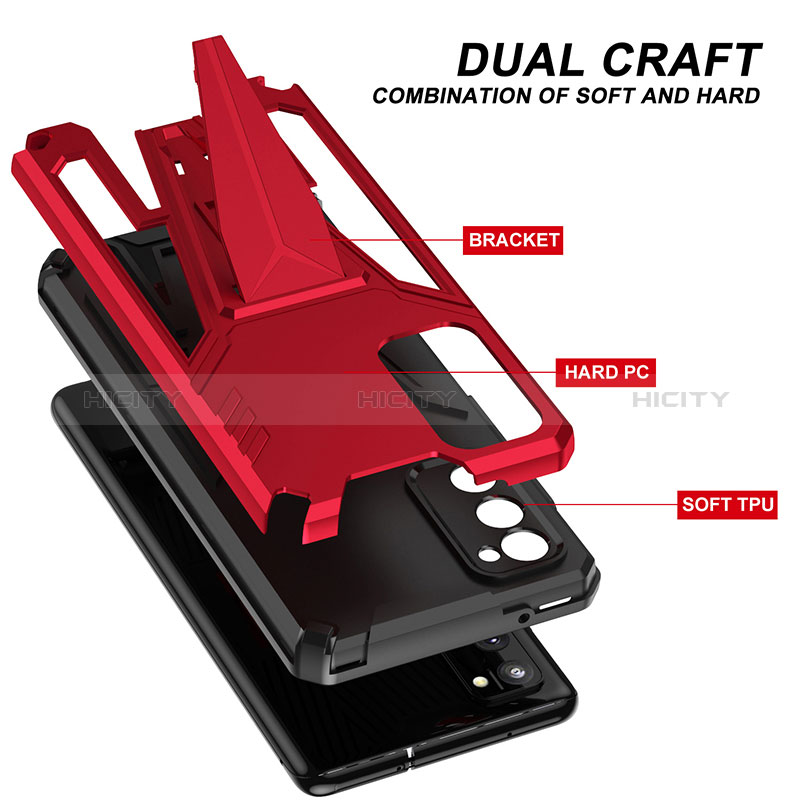 Samsung Galaxy S20用ハイブリットバンパーケース スタンド プラスチック 兼シリコーン カバー MQ1 サムスン 