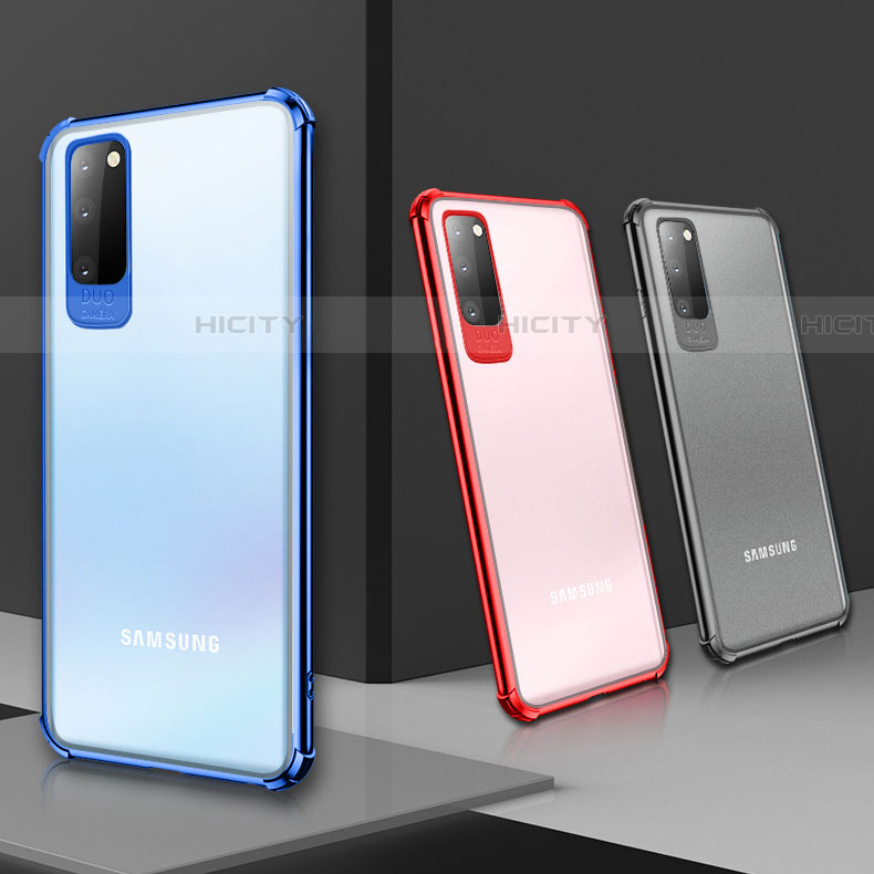 Samsung Galaxy S20用極薄ソフトケース シリコンケース 耐衝撃 全面保護 クリア透明 S02 サムスン 