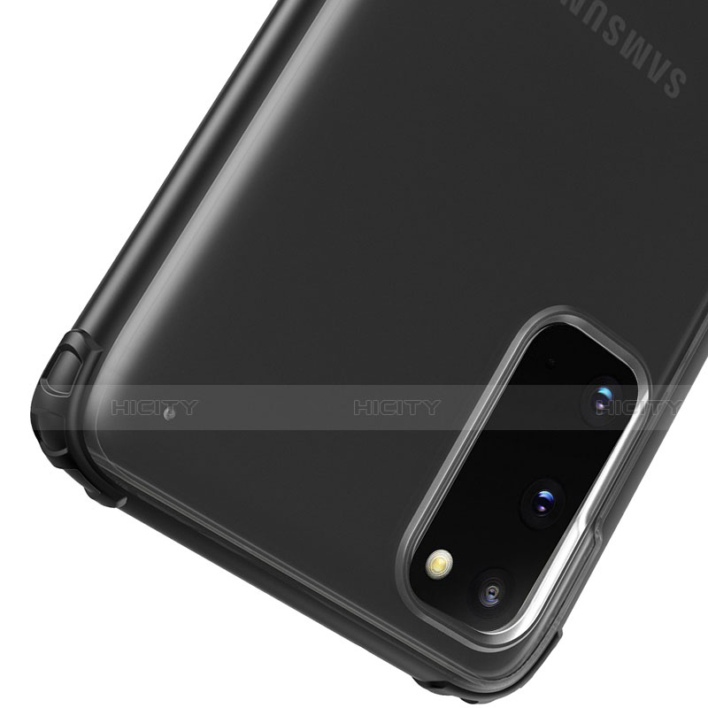 Samsung Galaxy S20用極薄ソフトケース シリコンケース 耐衝撃 全面保護 クリア透明 H02 サムスン 