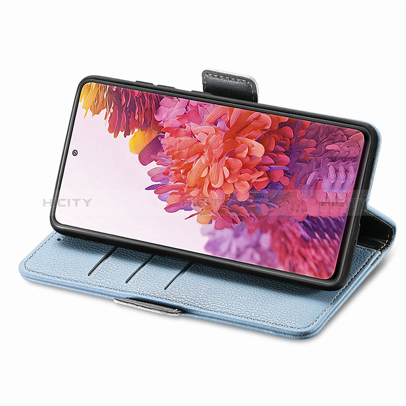 Samsung Galaxy S20 FE 4G用手帳型 レザーケース スタンド 花 カバー S02D サムスン 