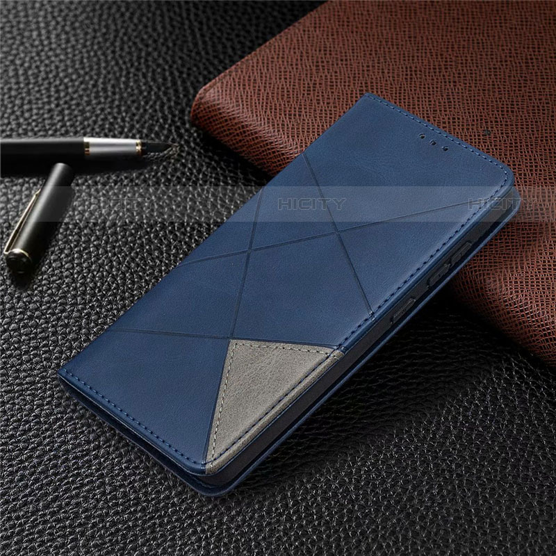 Samsung Galaxy S20 Lite 5G用手帳型 レザーケース スタンド カバー サムスン ネイビー