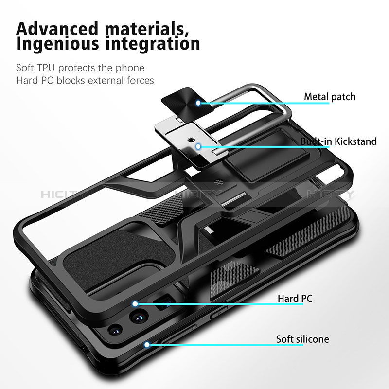 Samsung Galaxy S20 Ultra 5G用ハイブリットバンパーケース プラスチック アンド指輪 マグネット式 ZL1 サムスン 