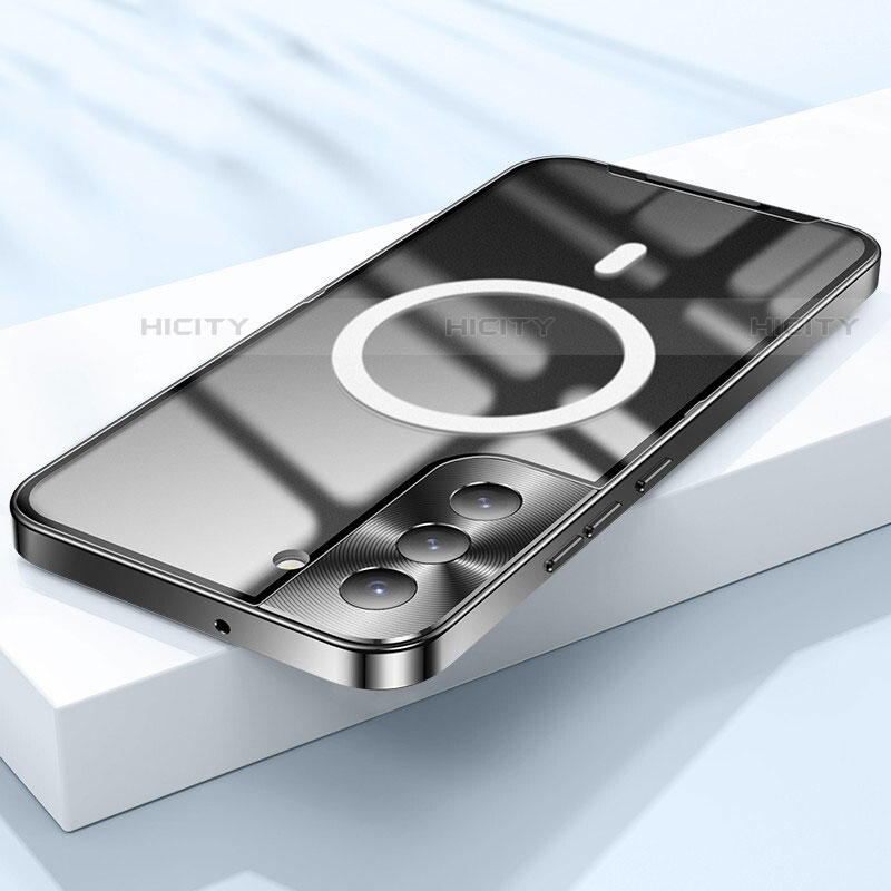 Samsung Galaxy S21 FE 5G用極薄ソフトケース シリコンケース 耐衝撃 全面保護 クリア透明 カバー Mag-Safe 磁気 Magnetic サムスン 