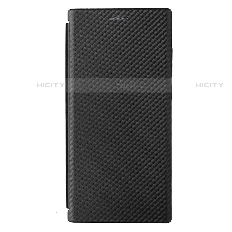 Samsung Galaxy S21 Ultra 5G用手帳型 レザーケース スタンド カバー L12Z サムスン ブラック