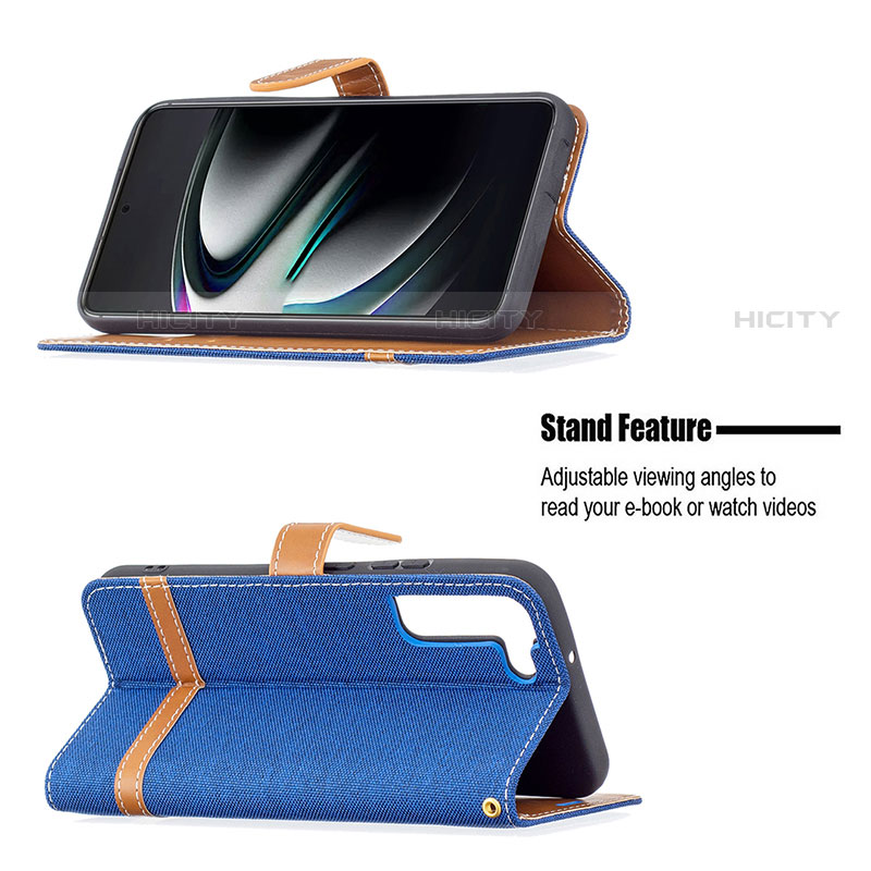 Samsung Galaxy S22 5G用手帳型 レザーケース スタンド カバー B11F サムスン 