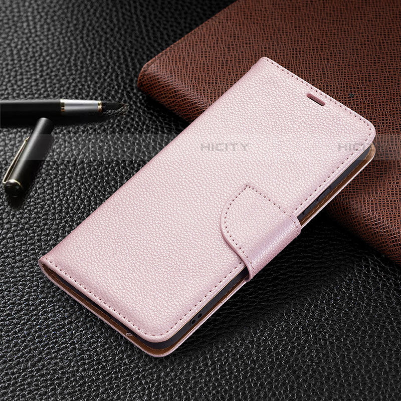 Samsung Galaxy S22 Plus 5G用手帳型 レザーケース スタンド カバー B05F サムスン ピンク