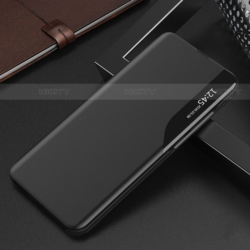 Samsung Galaxy S22 Plus 5G用手帳型 レザーケース スタンド カバー L04 サムスン ブラック