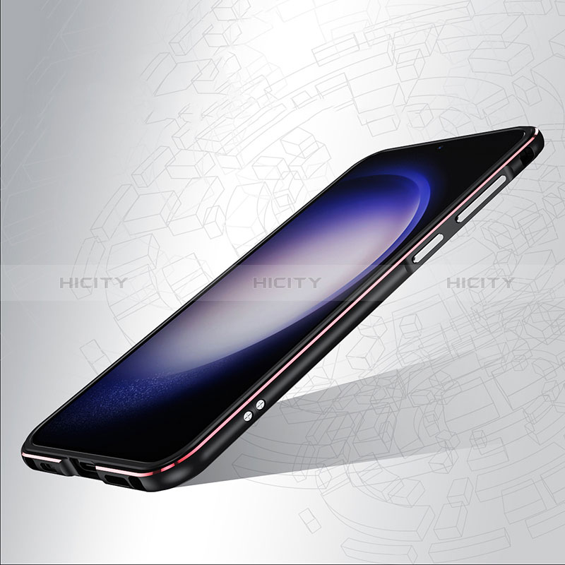Samsung Galaxy S22 Plus 5G用ケース 高級感 手触り良い アルミメタル 製の金属製 バンパー カバー LK1 サムスン 