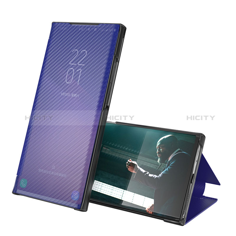 Samsung Galaxy S22 Ultra 5G用手帳型 レザーケース スタンド カバー ZL1 サムスン 
