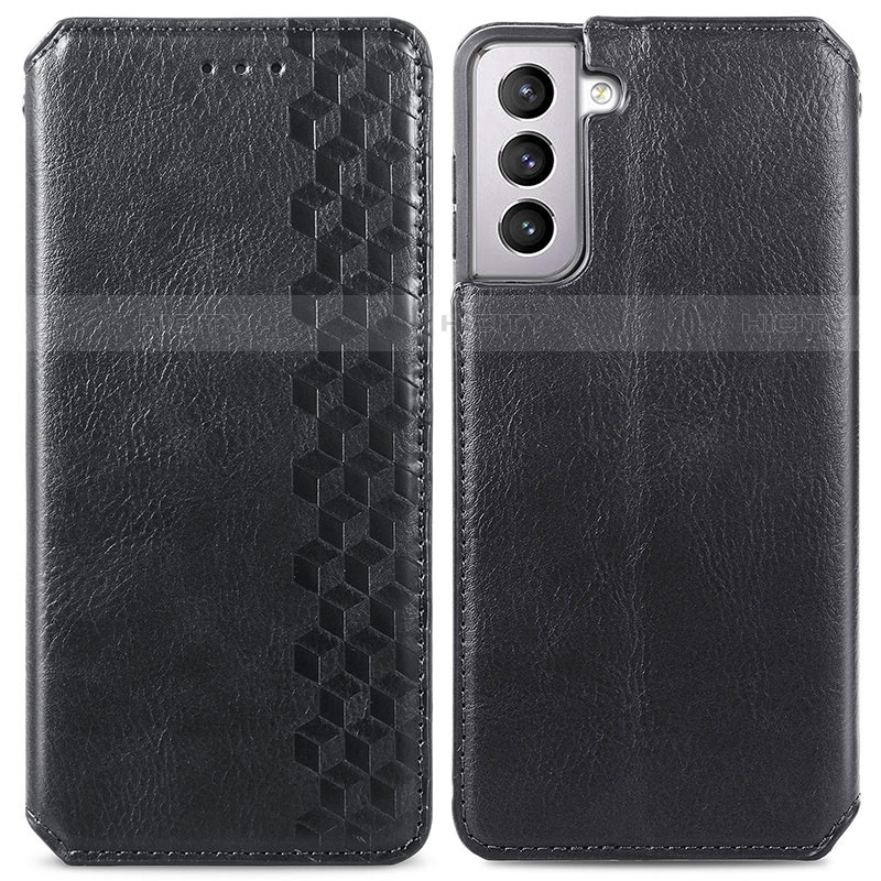 Samsung Galaxy S23 Plus 5G用手帳型 レザーケース スタンド カバー S01D サムスン ブラック