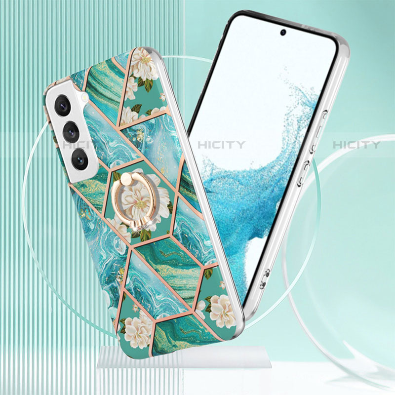 Samsung Galaxy S23 Plus 5G用シリコンケース ソフトタッチラバー バタフライ パターン カバー Y14B サムスン 