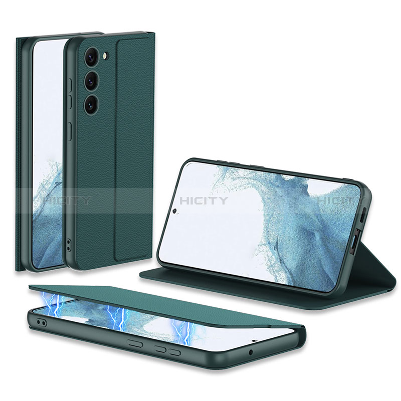 Samsung Galaxy S23 Plus 5G用手帳型 レザーケース スタンド カバー AC1 サムスン 