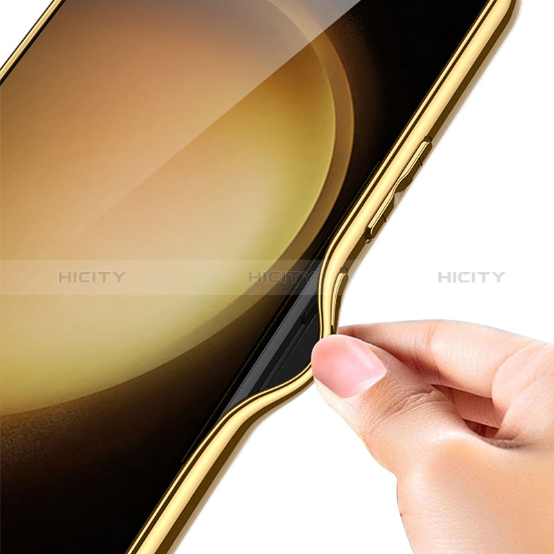 Samsung Galaxy S23 Plus 5G用ケース 高級感 手触り良いレザー柄 AC2 サムスン 