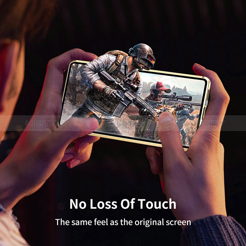 Samsung Galaxy S23 Ultra 5G用ケース 高級感 手触り良い アルミメタル 製の金属製 360度 フルカバーバンパー 鏡面 カバー LK3 サムスン 