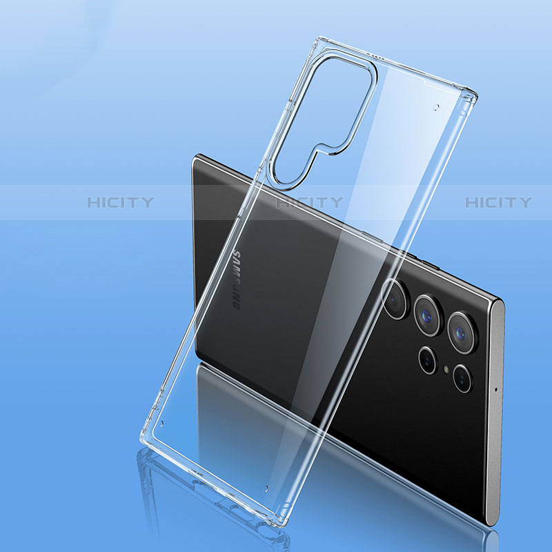 Samsung Galaxy S23 Ultra 5G用極薄ソフトケース シリコンケース 耐衝撃 全面保護 透明 H10 サムスン 