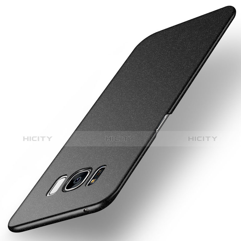 Samsung Galaxy S8用極薄ケース クリア プラスチック サムスン ブラック