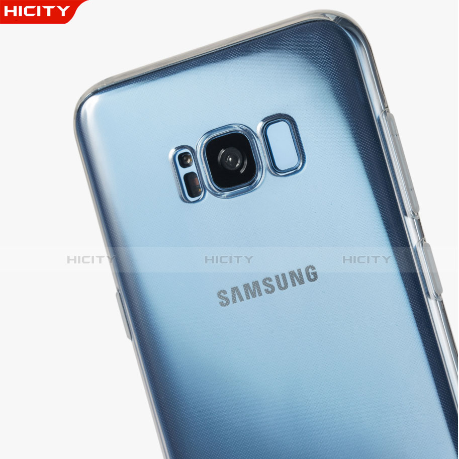 Samsung Galaxy S8用極薄ソフトケース シリコンケース 耐衝撃 全面保護 クリア透明 T07 サムスン クリア