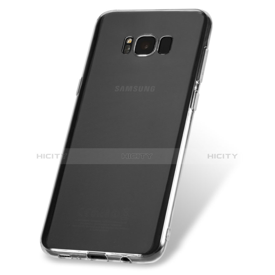 Samsung Galaxy S8用極薄ソフトケース シリコンケース 耐衝撃 全面保護 クリア透明 T07 サムスン クリア