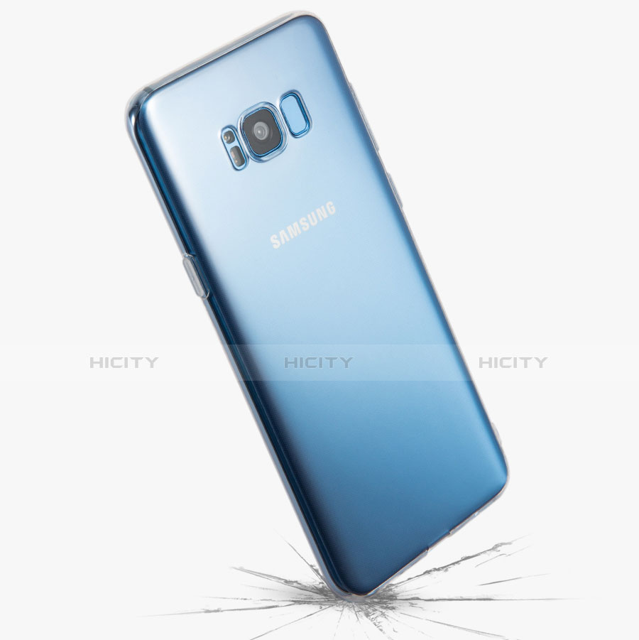 Samsung Galaxy S8用極薄ソフトケース シリコンケース 耐衝撃 全面保護 クリア透明 T07 サムスン クリア