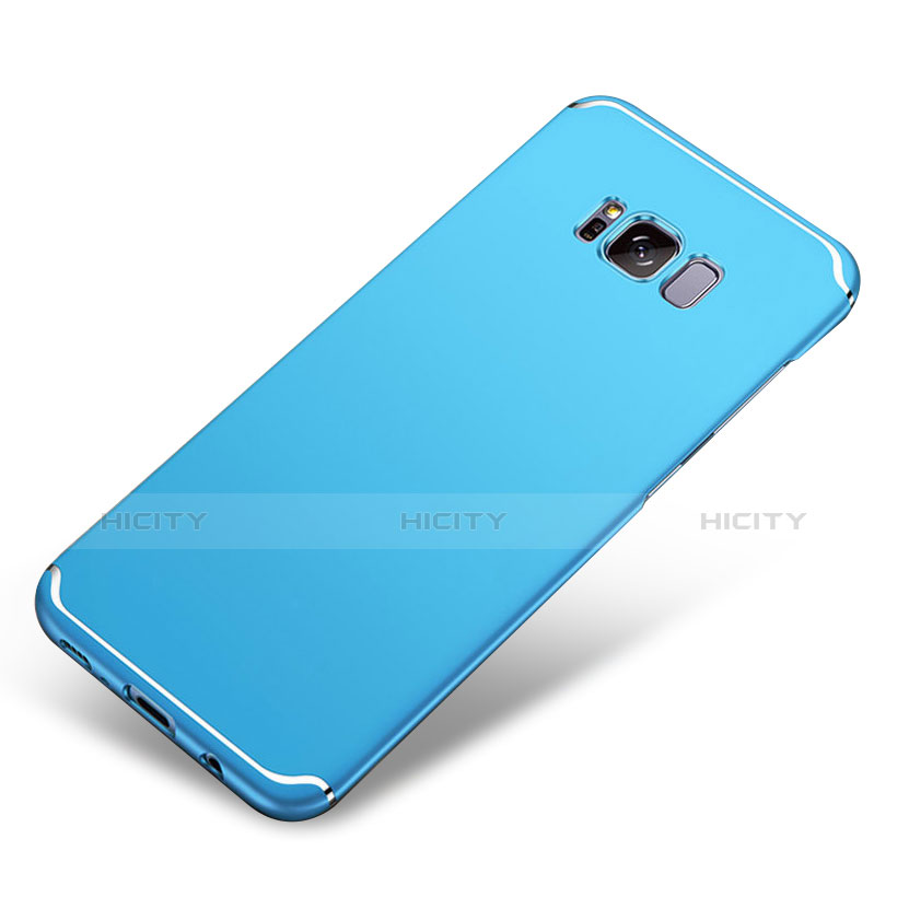 Samsung Galaxy S8用ハードケース プラスチック 質感もマット M04 サムスン ブルー