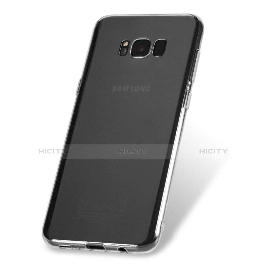 Samsung Galaxy S8 Plus用極薄ソフトケース シリコンケース 耐衝撃 全面保護 クリア透明 H08 サムスン クリア