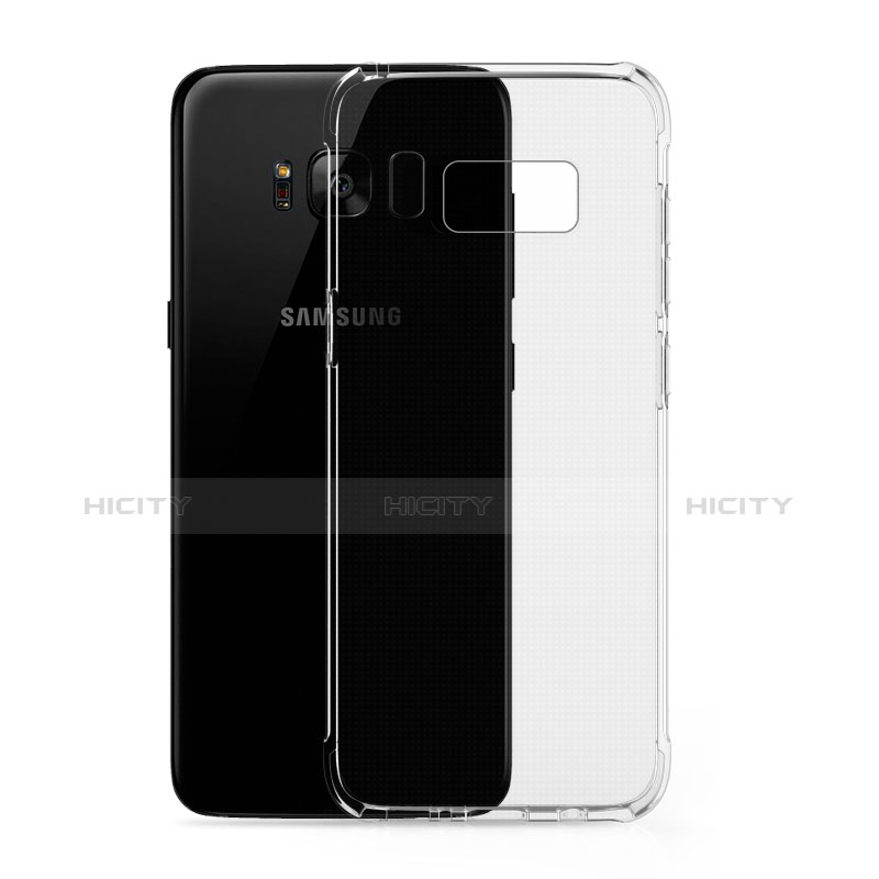 Samsung Galaxy S8 Plus用極薄ソフトケース シリコンケース 耐衝撃 全面保護 クリア透明 H02 サムスン 