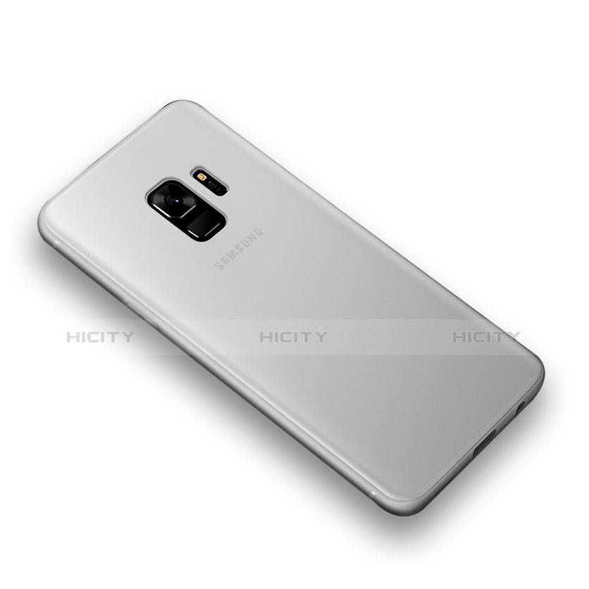Samsung Galaxy S9用極薄ソフトケース シリコンケース 耐衝撃 全面保護 サムスン ホワイト