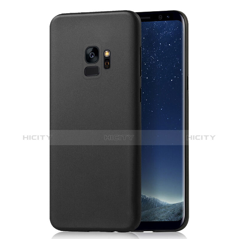 Samsung Galaxy S9用ハードケース プラスチック 質感もマット M03 サムスン ブラック