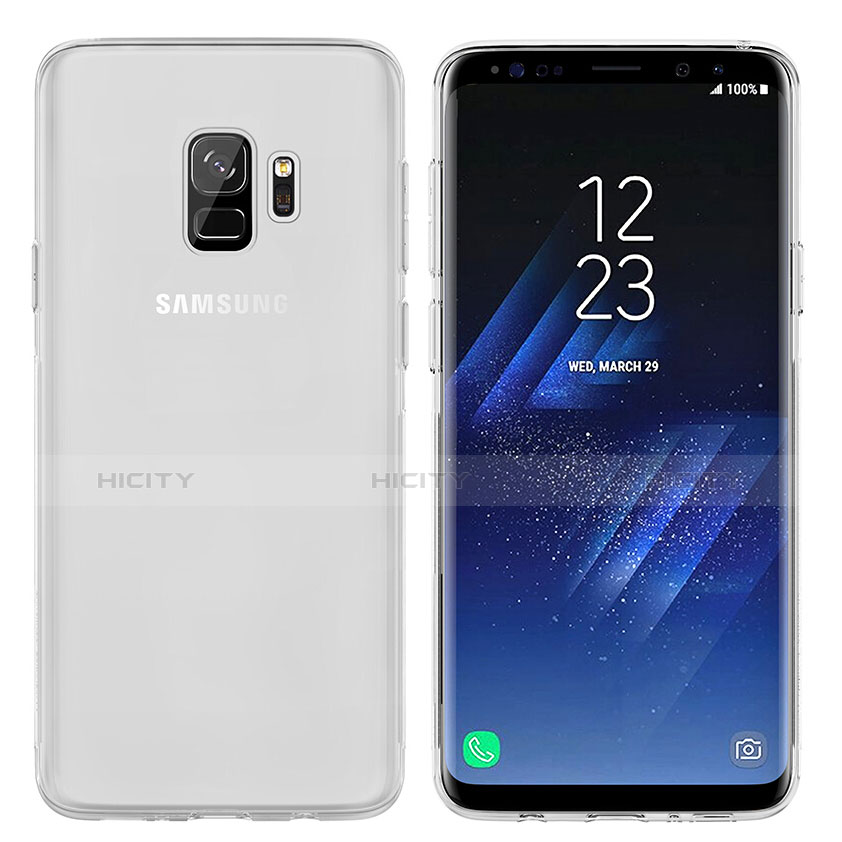 Samsung Galaxy S9用極薄ソフトケース シリコンケース 耐衝撃 全面保護 クリア透明 T07 サムスン クリア