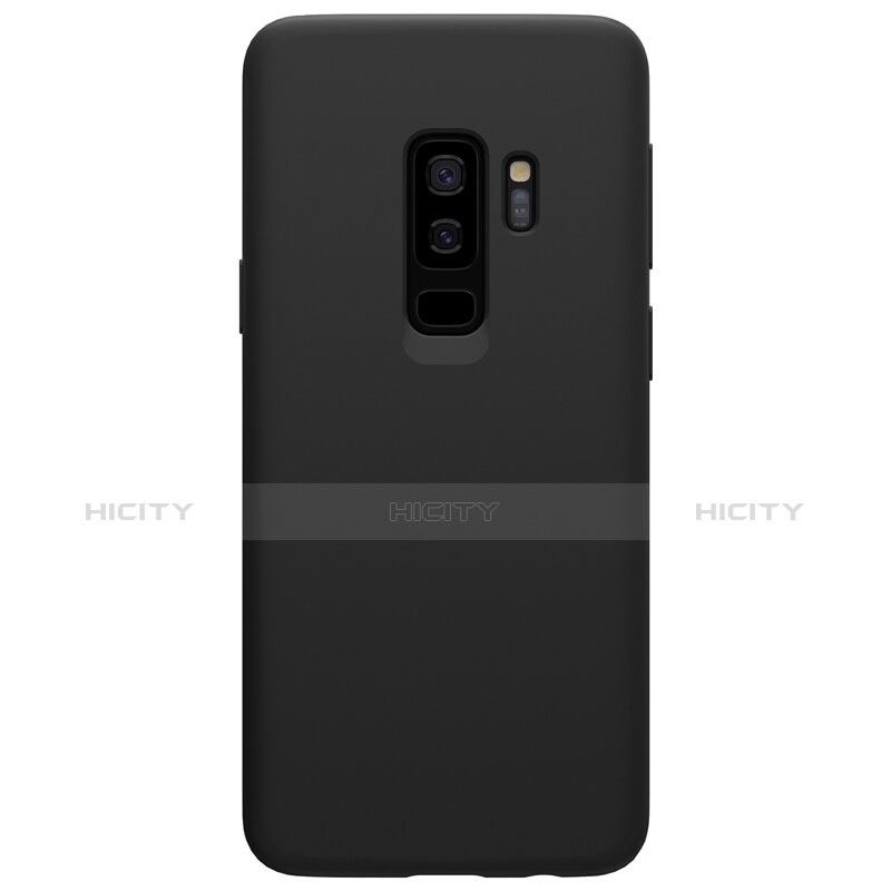 Samsung Galaxy S9 Plus用極薄ソフトケース シリコンケース 耐衝撃 全面保護 S03 サムスン ブラック