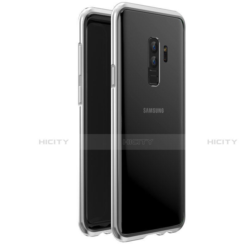 Samsung Galaxy S9 Plus用ケース 高級感 手触り良い アルミメタル 製の金属製 360度 フルカバーバンパー 鏡面 カバー サムスン 