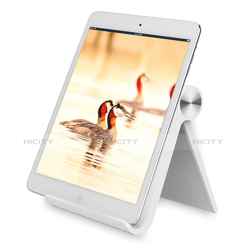 Samsung Galaxy Tab 2 10.1 P5100 P5110用スタンドタイプのタブレット ホルダー ユニバーサル T28 サムスン ホワイト