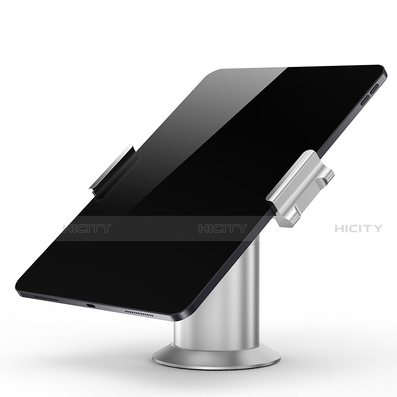 Samsung Galaxy Tab A 9.7 T550 T555用スタンドタイプのタブレット クリップ式 フレキシブル仕様 K12 サムスン シルバー