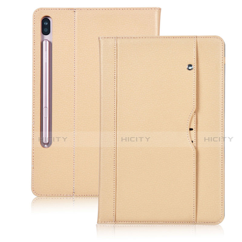 Samsung Galaxy Tab S6 10.5 SM-T860用手帳型 レザーケース スタンド カバー L03 サムスン 