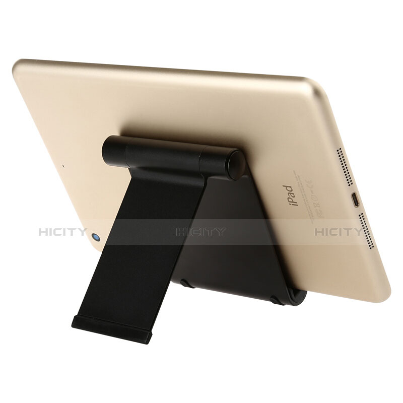 Samsung Galaxy Tab S6 Lite 10.4 SM-P610用スタンドタイプのタブレット ホルダー ユニバーサル T27 サムスン ブラック