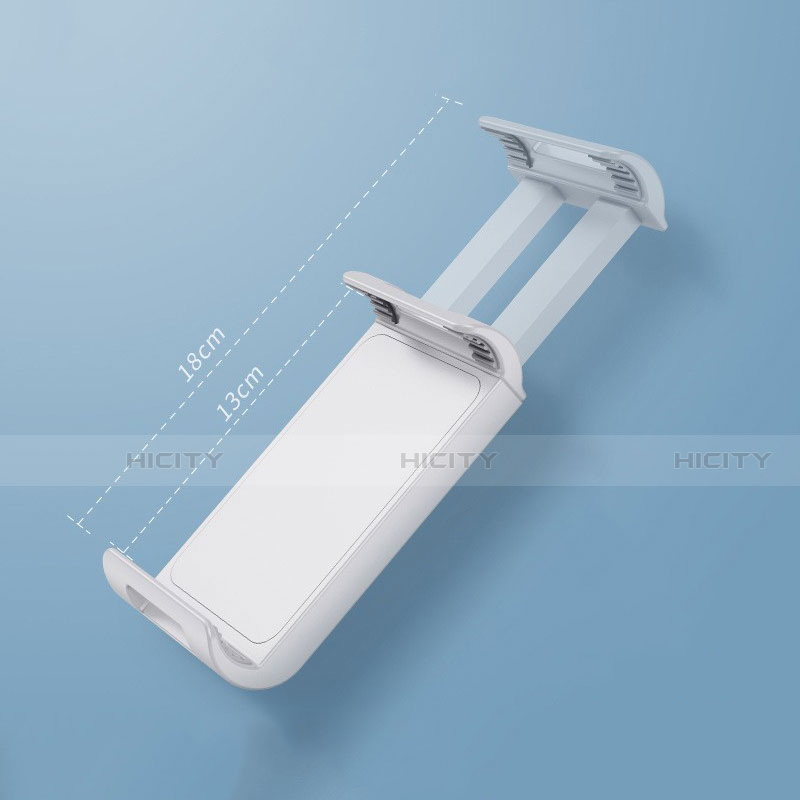 Samsung Galaxy Tab S6 Lite 4G 10.4 SM-P615用スタンドタイプのタブレット クリップ式 フレキシブル仕様 K28 サムスン ホワイト
