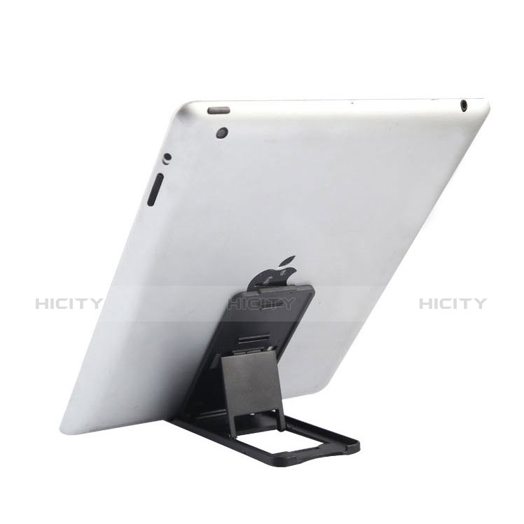 Samsung Galaxy Tab S7 4G 11 SM-T875用スタンドタイプのタブレット ホルダー ユニバーサル T21 サムスン ブラック