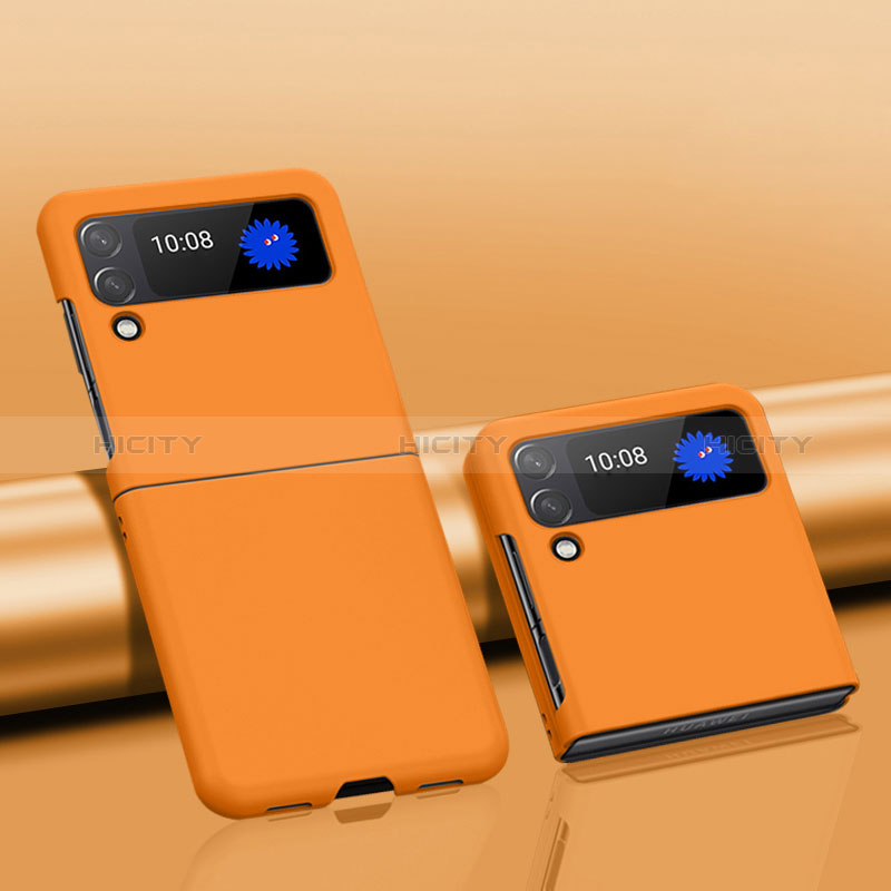 Samsung Galaxy Z Flip3 5G用ハードケース プラスチック 質感もマット カバー L01 サムスン 