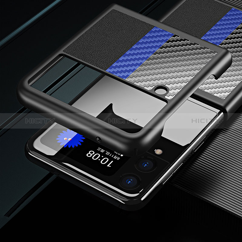Samsung Galaxy Z Flip3 5G用ハードケース プラスチック 質感もマット カバー L06 サムスン 