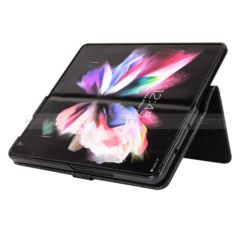 Samsung Galaxy Z Fold3 5G用手帳型 レザーケース スタンド カバー C01X サムスン 