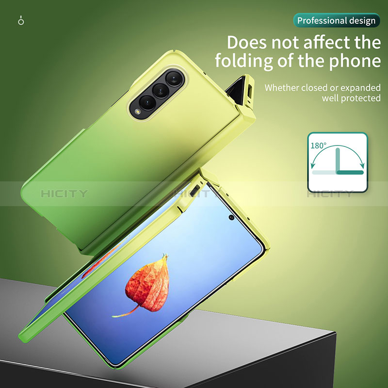 Samsung Galaxy Z Fold3 5G用ハードケース プラスチック 質感もマット カバー T03 サムスン 