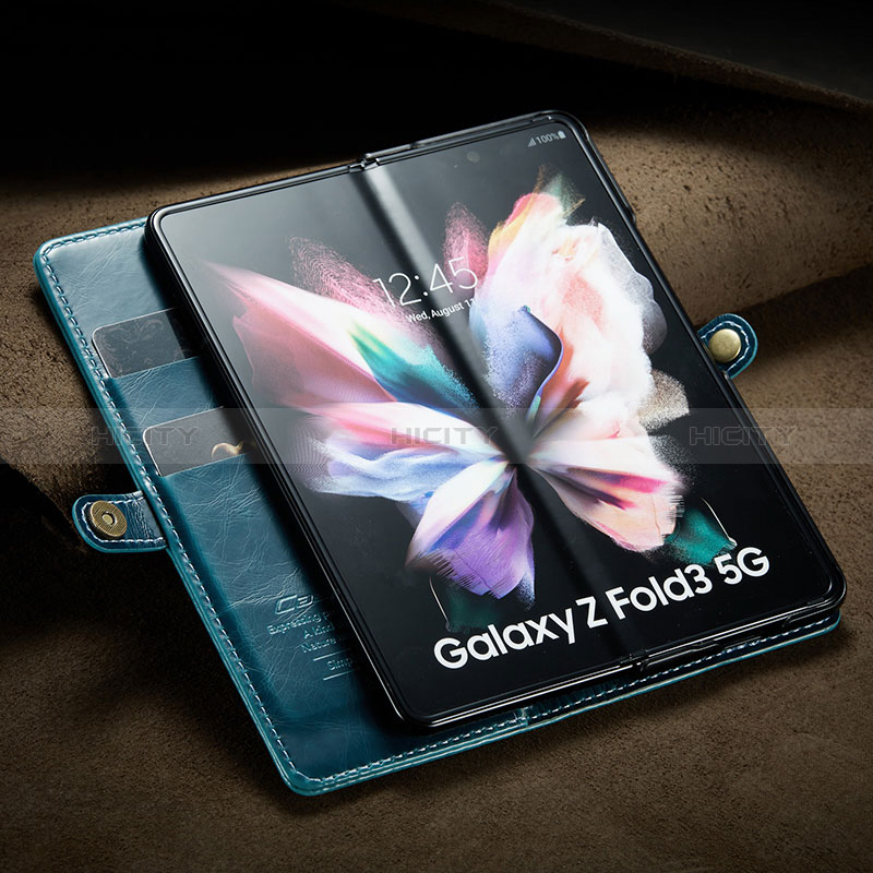 Samsung Galaxy Z Fold3 5G用手帳型 レザーケース スタンド カバー CS3 サムスン 